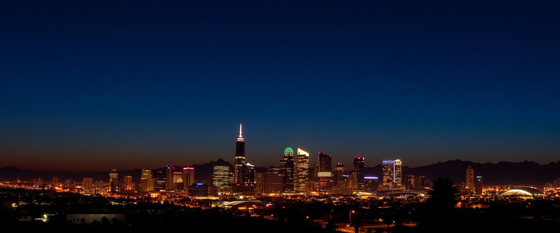 Phoenix, Arizona skyline at golden hour